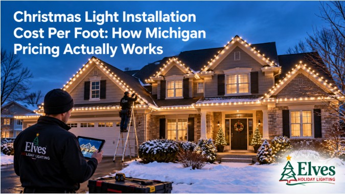 Christmas Light Installation
