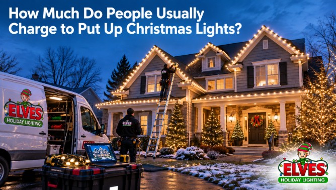How Much Do People Usually Charge to Put Up Christmas Lights