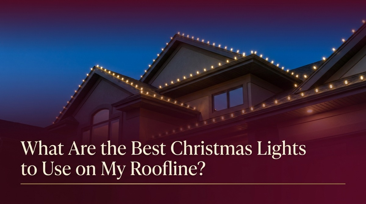 Best Christmas lights to use on my roofline with commercial grade LED C9 bulbs