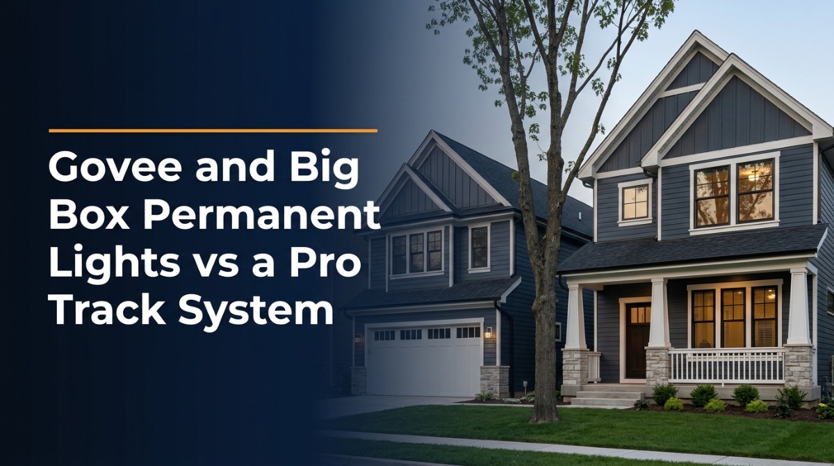 Permanent lights vs pro track system for Michigan homes